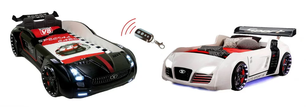 Roadster Sport silber und schwarz Autobett